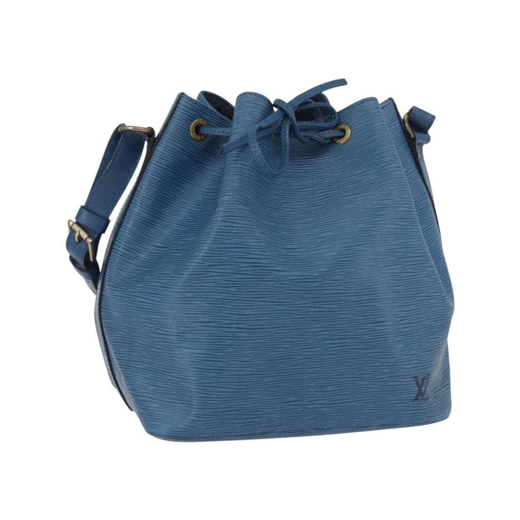Sac Porté Épaule Louis Vuitton Petit Noe Medium Cuir - Bleu