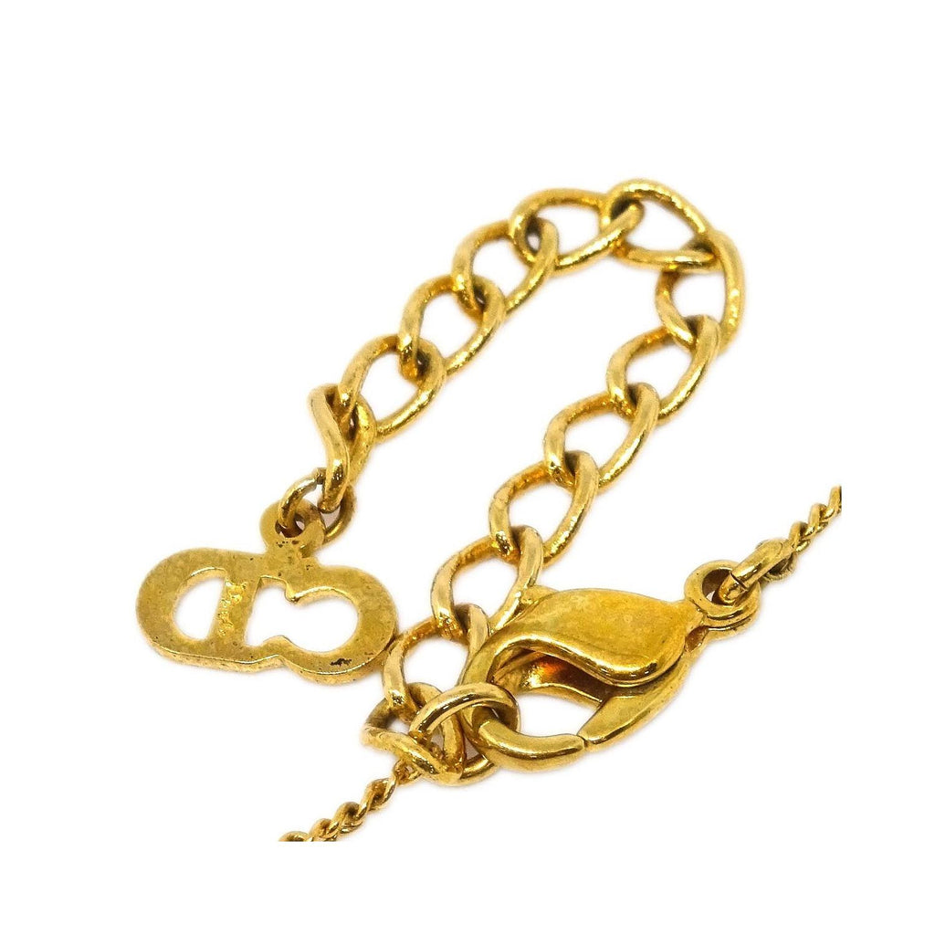 Collier Christian Dior Cd Round Pendant Gold_Plated - Or