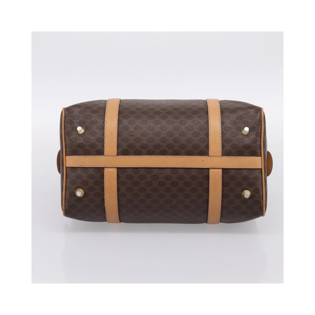 Sac De Voyage Celine Boston Toile - Marron