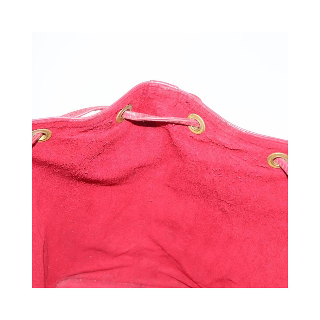 Sac Porté Épaule Louis Vuitton Petit Noe Medium Cuir - Rouge