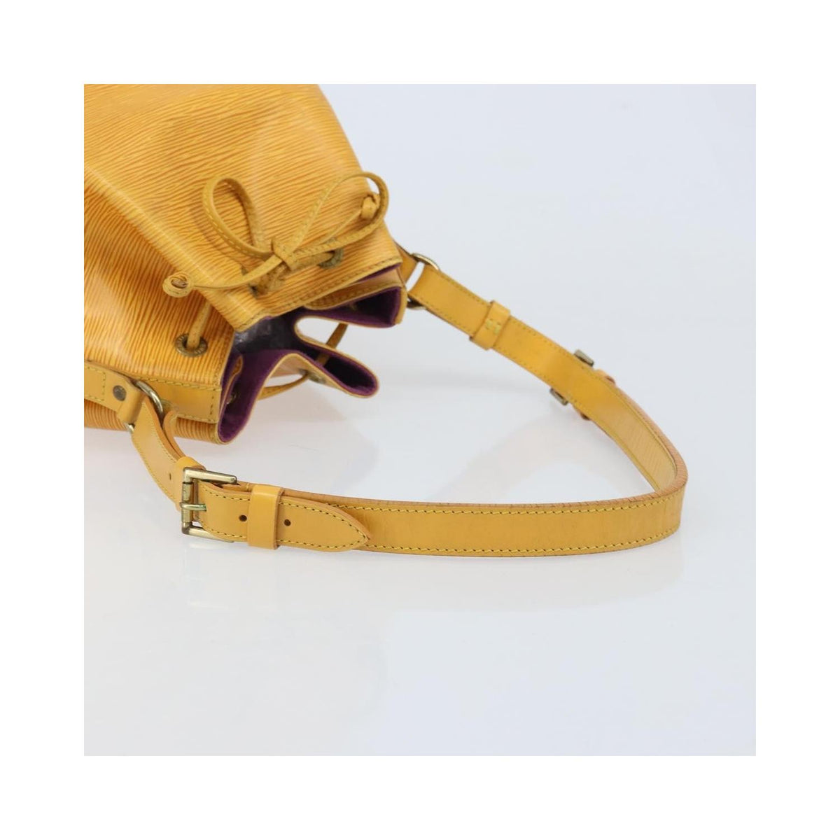 Sac Porté Épaule Louis Vuitton Petit Noe Medium Cuir - Jaune