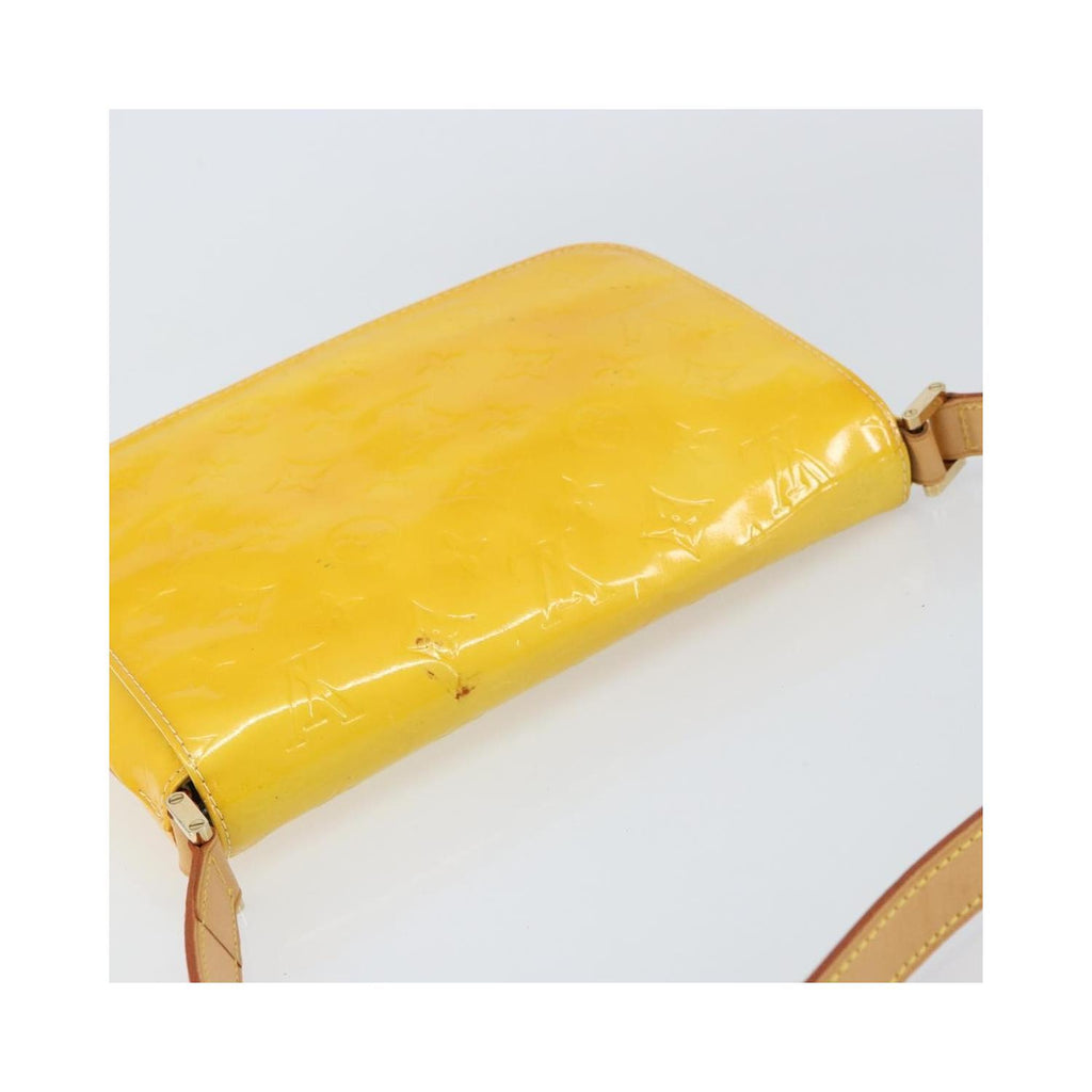Sac Porté Épaule Louis Vuitton Thompson Street Handbag Medium Cuir Verni - Jaune