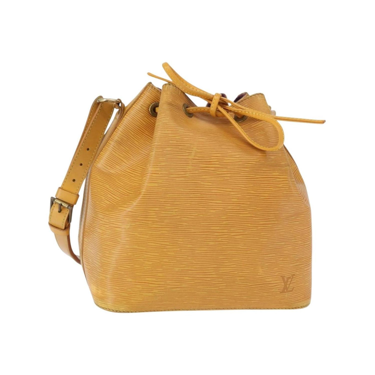 Louis Vuitton - Borsa a spalla Petit Noé piccola in pelle - Giallo