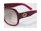 Lunettes De Soleil Gucci Eyewear Plastic - Rouge