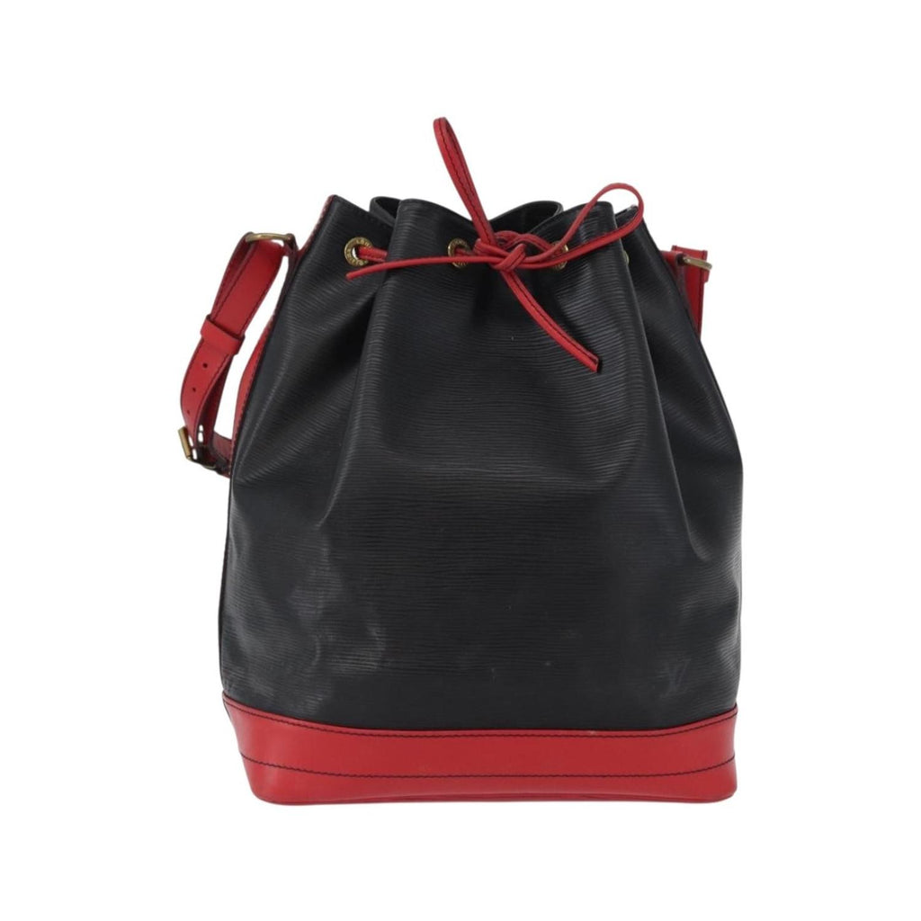 Sac Porté Épaule Louis Vuitton Bicolor Noe Large Cuir - Noir