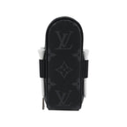 Pochette Louis Vuitton Golf Ball Case Toile - Noir