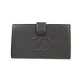 Portefeuille Chanel Timeless Cc French Long Cuir - Noir