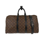 Sac De Voyage Louis Vuitton Keepall Bandoulière 45 Toile - Marron