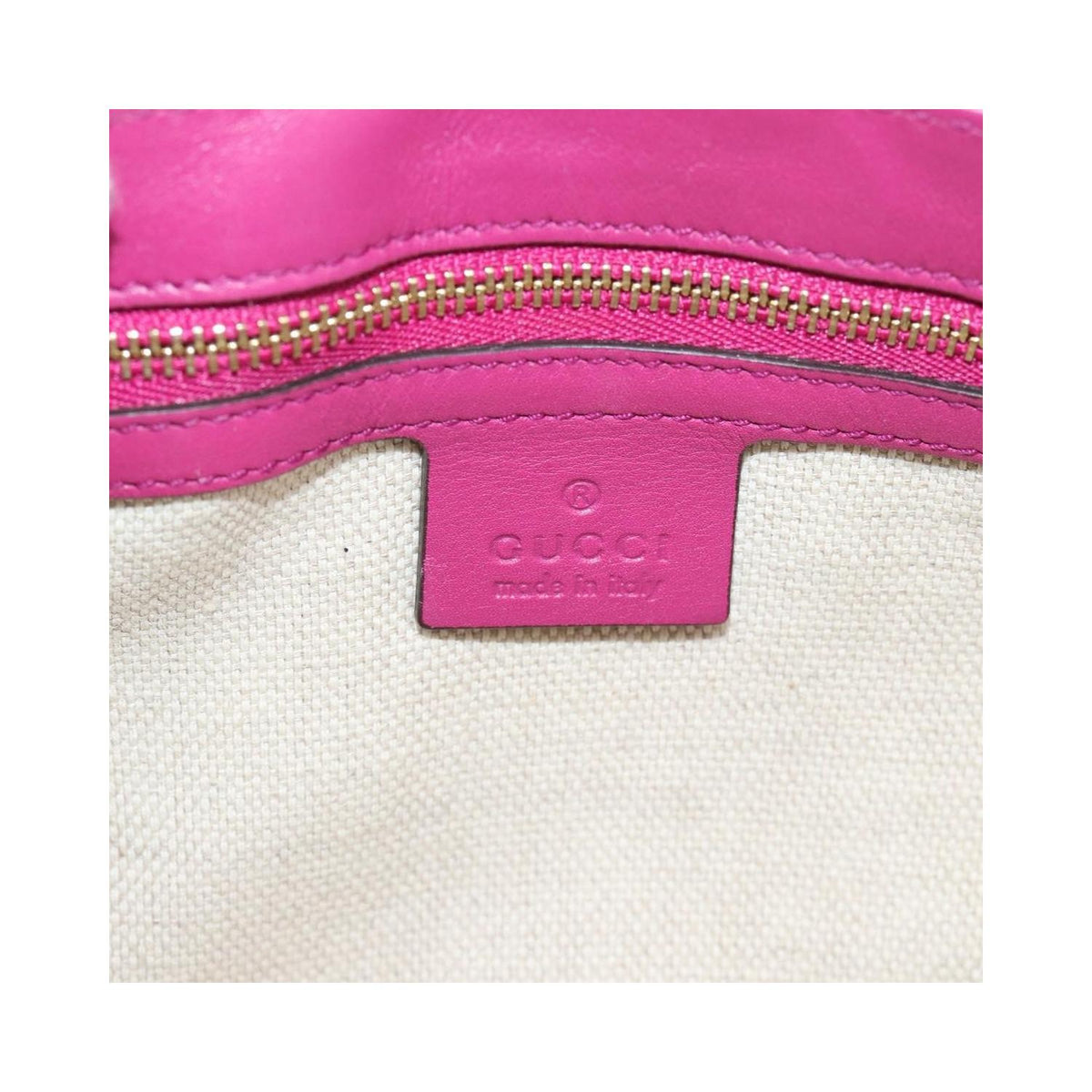 Sac Porté Épaule Gucci Soho Chain Medium Cuir Verni - Rose