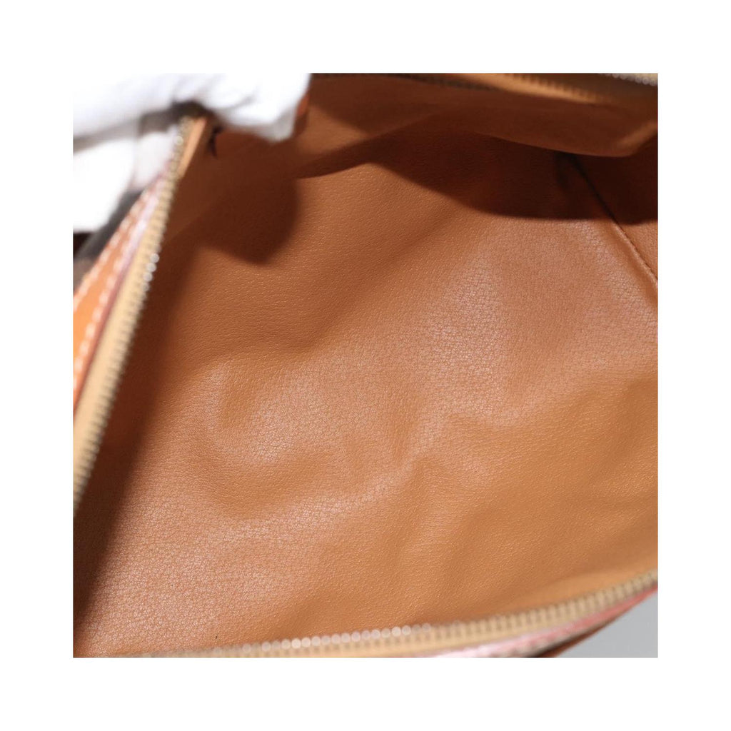Sac À Main Celine Vintage Macadam Boston Toile - Marron