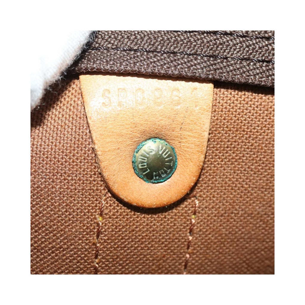 Sac De Voyage Louis Vuitton Keepall Bandoulière 60 Toile - Marron