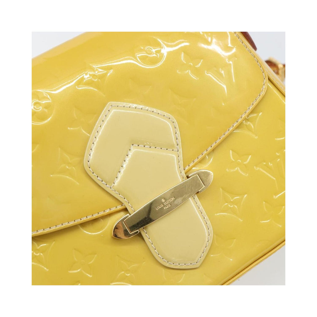 Sac À Main Louis Vuitton Bellflower Gm Cuir Verni - Marron