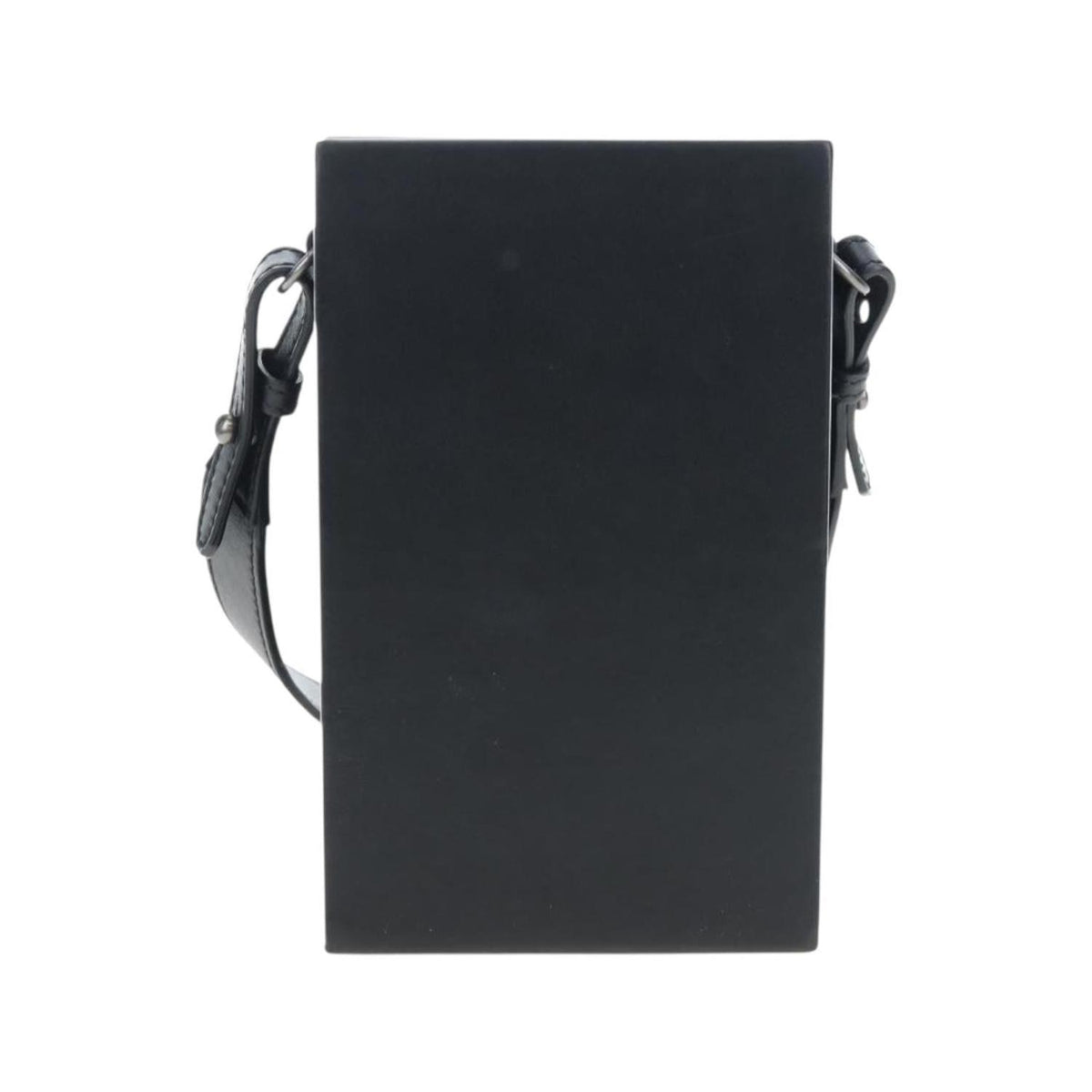 Sac Porté Épaule Fendi Logo Vertical Box Cuir - Noir