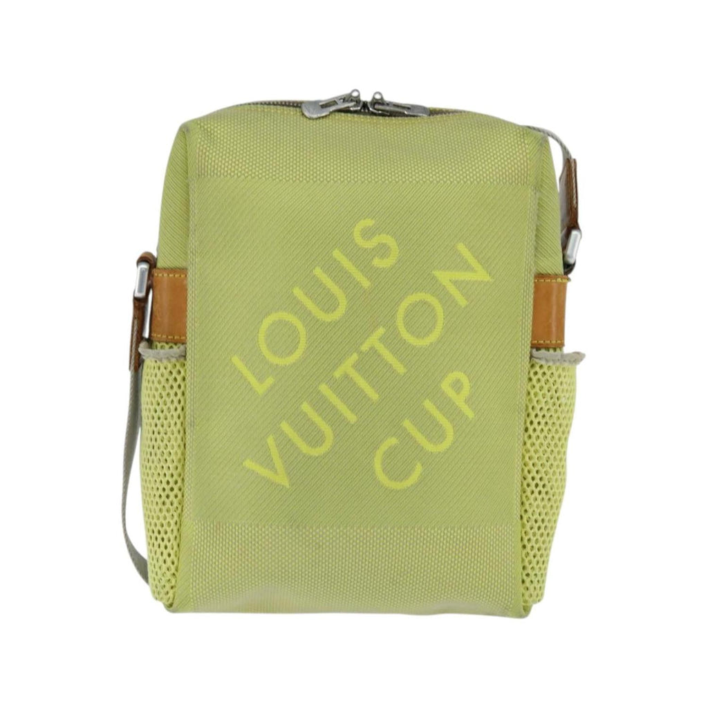 Sac Porté Épaule Louis Vuitton Cup Weathery Bag Toile - Jaune