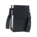 Sac Porté Épaule Fendi Logo Vertical Box Cuir - Noir