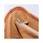 Cabas Celine Vintage Macadam Shopper Tote Toile - Marron