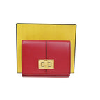 Portefeuille Fendi Peekaboo Long Cuir - Rouge