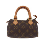 Louis Vuitton Speedy Mini HL Canvas Handbag - Brown