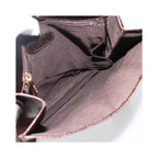 Sac Porté Épaule Chanel Vintage Logo Flap Messenger Medium Cuir - Marron