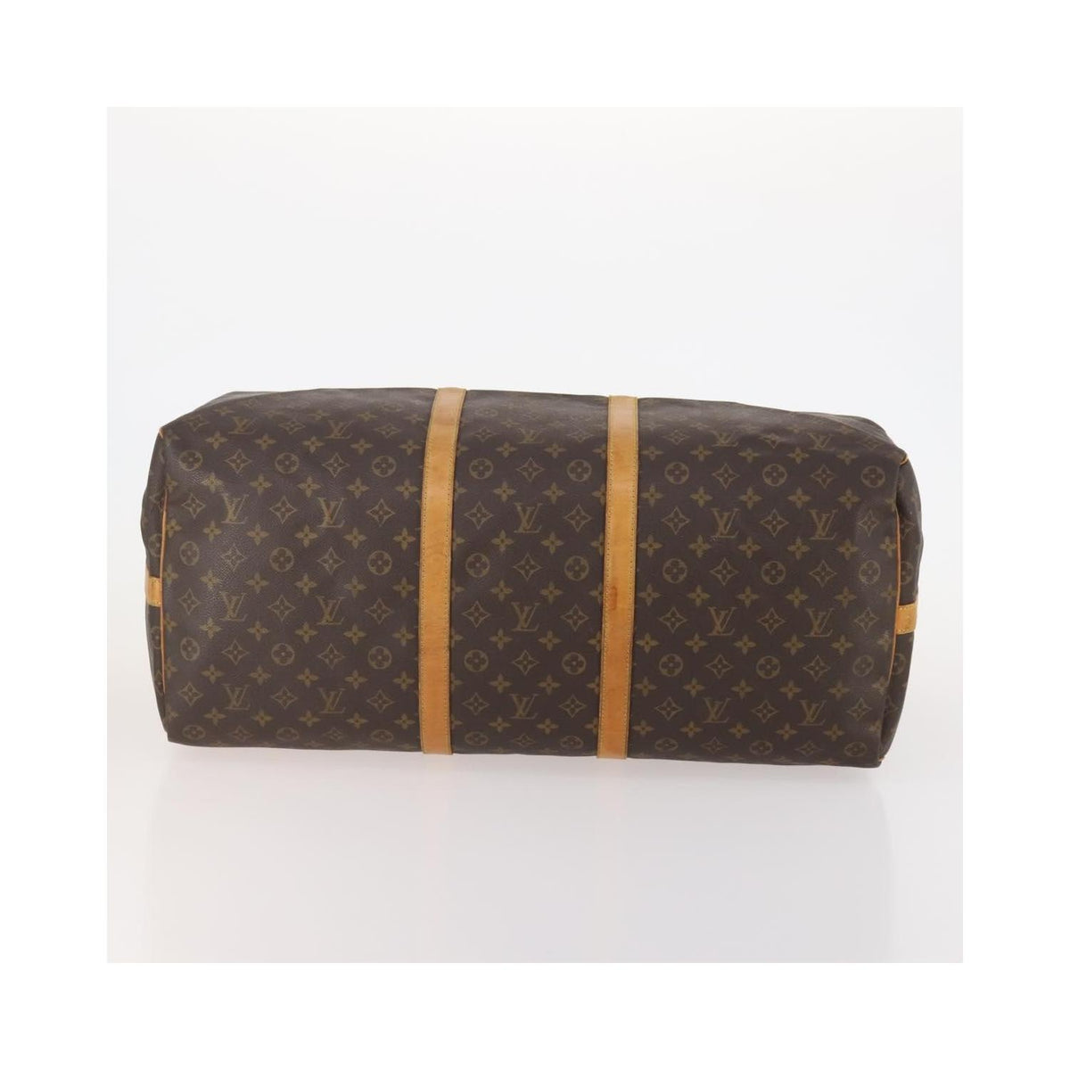 Sac De Voyage Louis Vuitton Keepall Bandouliere 60 Toile - Marron