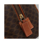 Sac Celine Macadam Handbag Toile - Marron