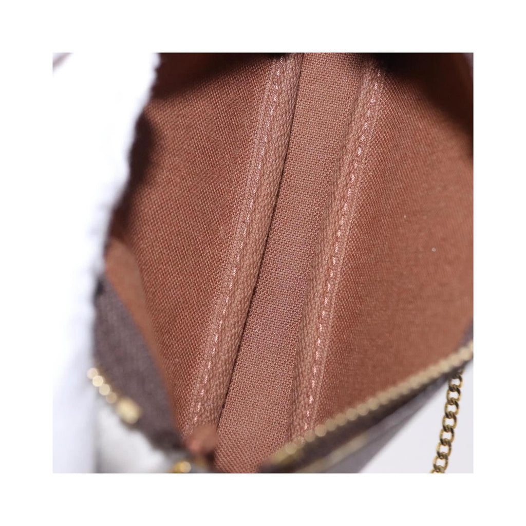 Pochette Louis Vuitton Mini Pochette Accessoires Mini Toile - Marron