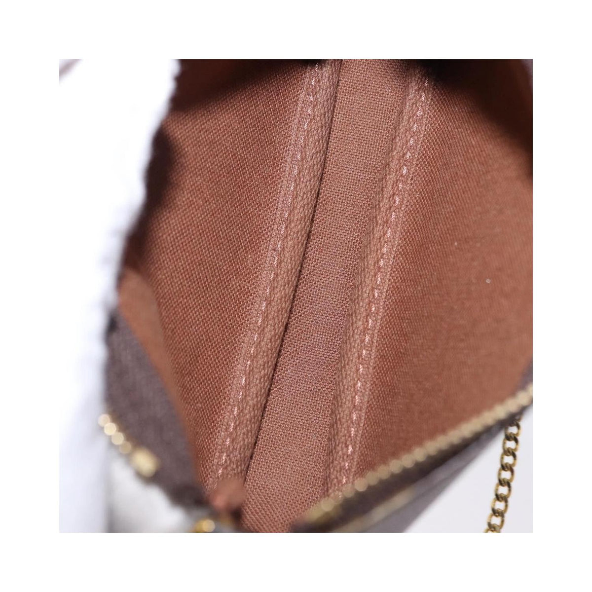 Pochette Louis Vuitton Mini Pochette Accessoires Mini Toile - Marron