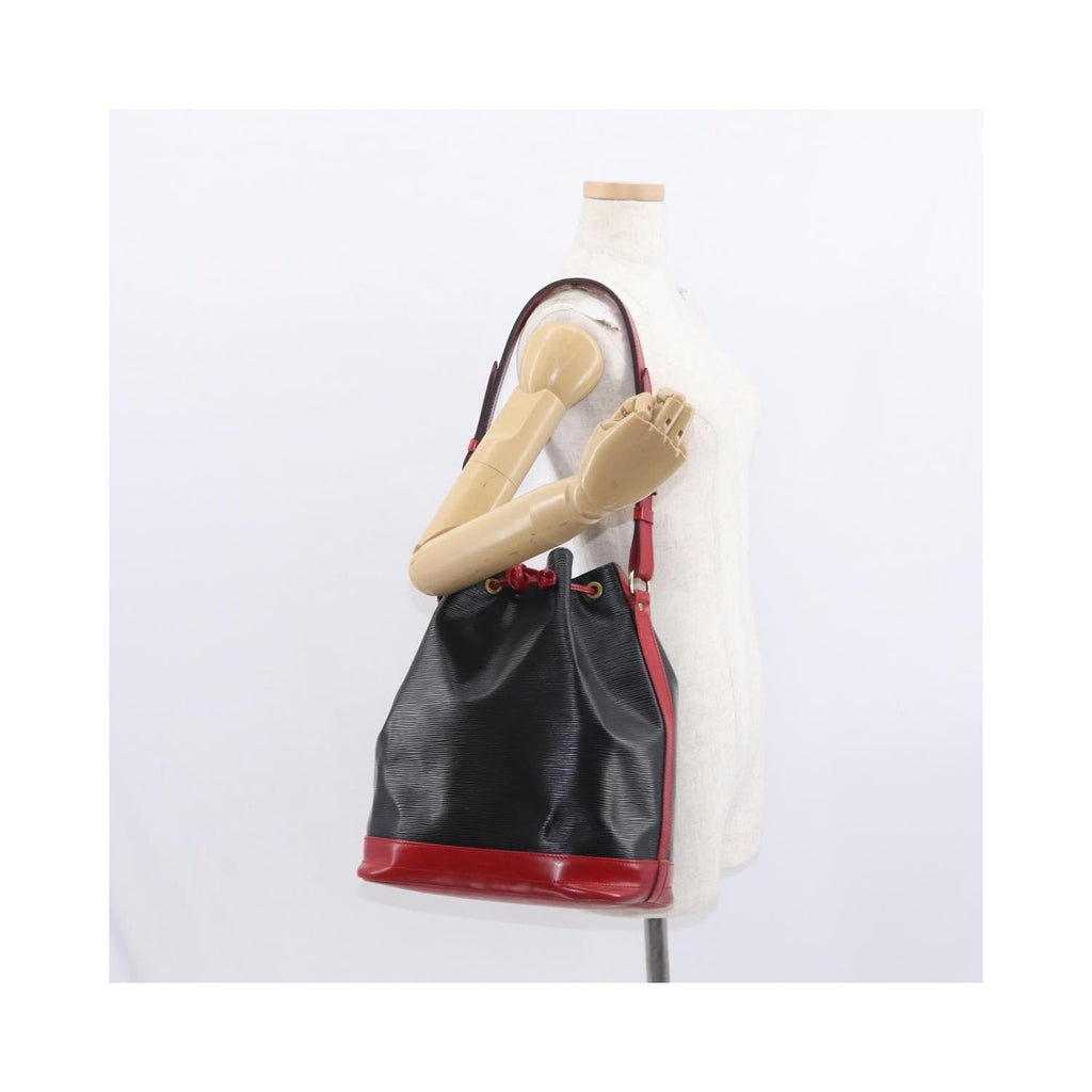 Sac Porté Épaule Louis Vuitton Bicolor Noe Handbag Large Cuir - Noir