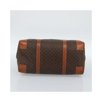 Sac À Main Celine Vintage Macadam Boston Toile - Marron