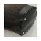 Sac À Main Celine C Macadam Handbag Toile - Noir
