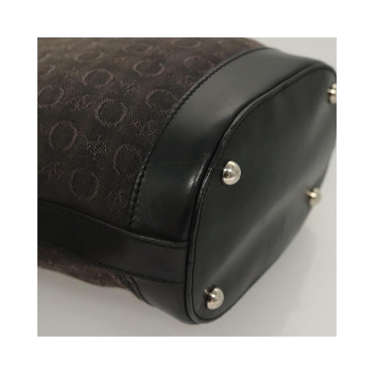 Sac À Main Celine C Macadam Handbag Toile - Noir