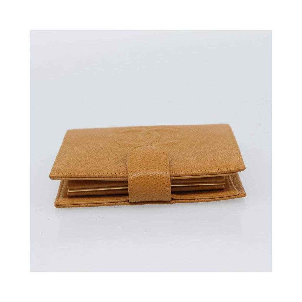 Portefeuille Chanel Timeless Cc French Compact Cuir - Marron