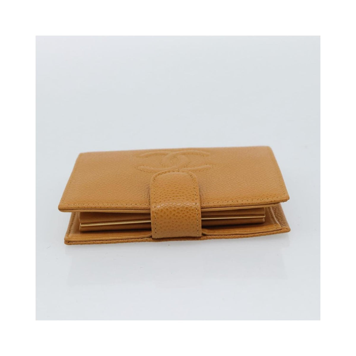 Portefeuille Chanel Timeless Cc French Compact Cuir - Marron