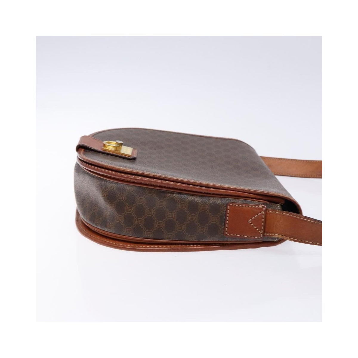 Sac Celine Macadam Shoulder Bag Toile - Marron