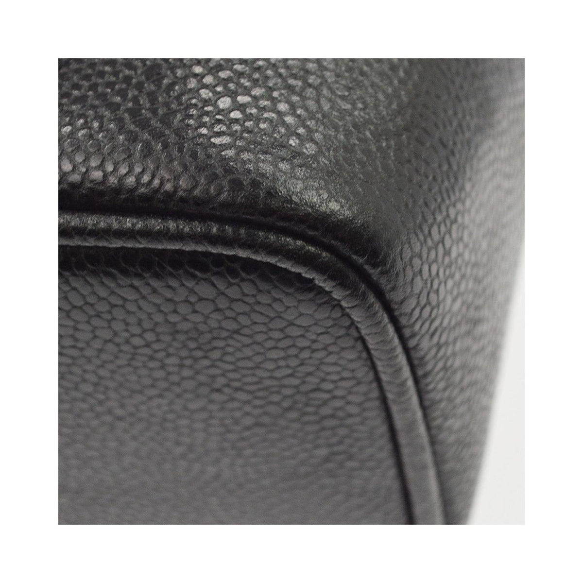 Pochette Chanel Vintage Timeless Cosmetic Case Small Cuir - Noir