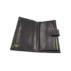 Portefeuille Chanel Timeless Cc French Long Cuir - Noir