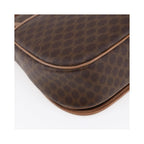 Sac Porté Épaule Celine Macadam Shoulder Bag Toile - Marron