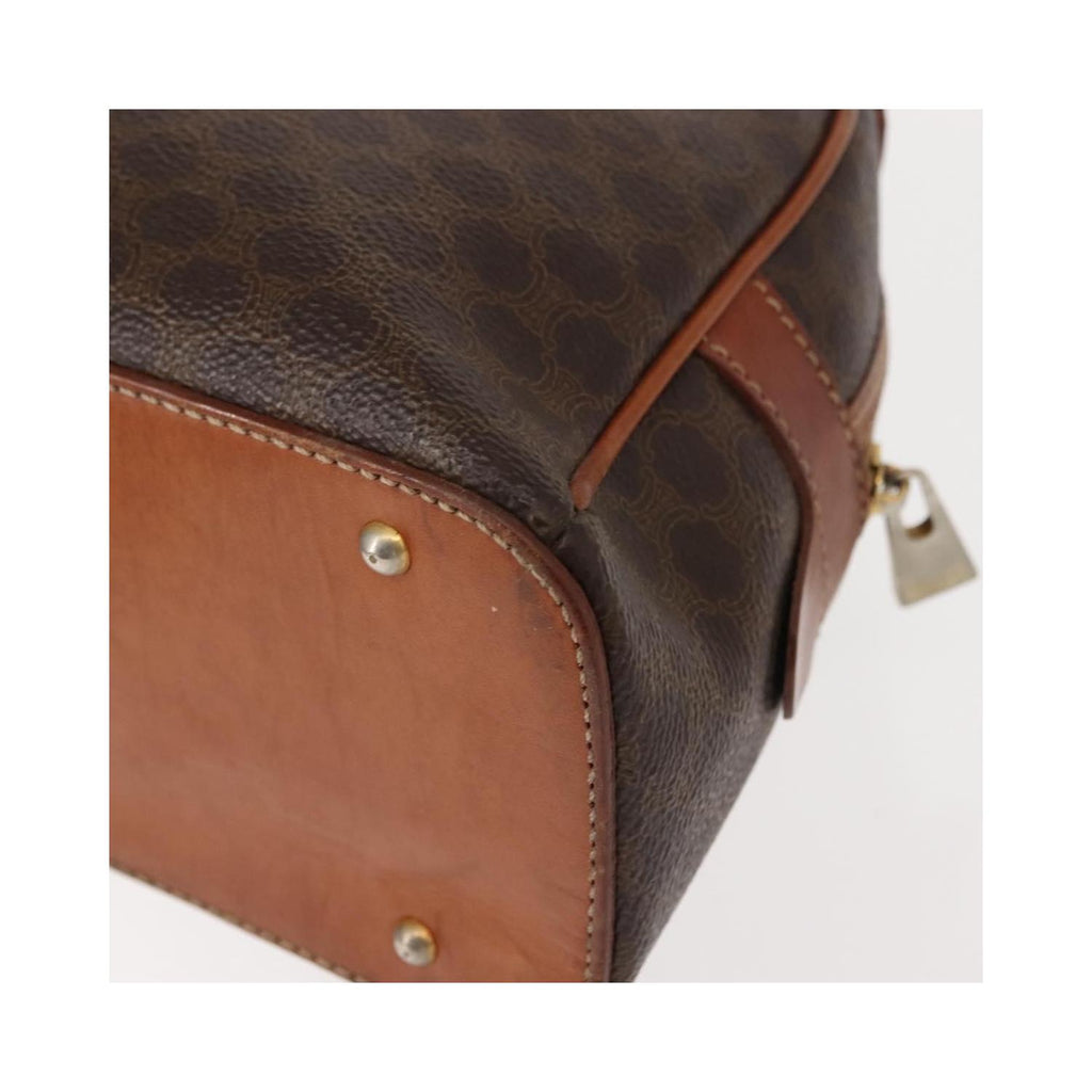 Sac À Main Celine Macadam Medium Toile - Marron