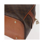 Sac À Main Celine Macadam Medium Toile - Marron