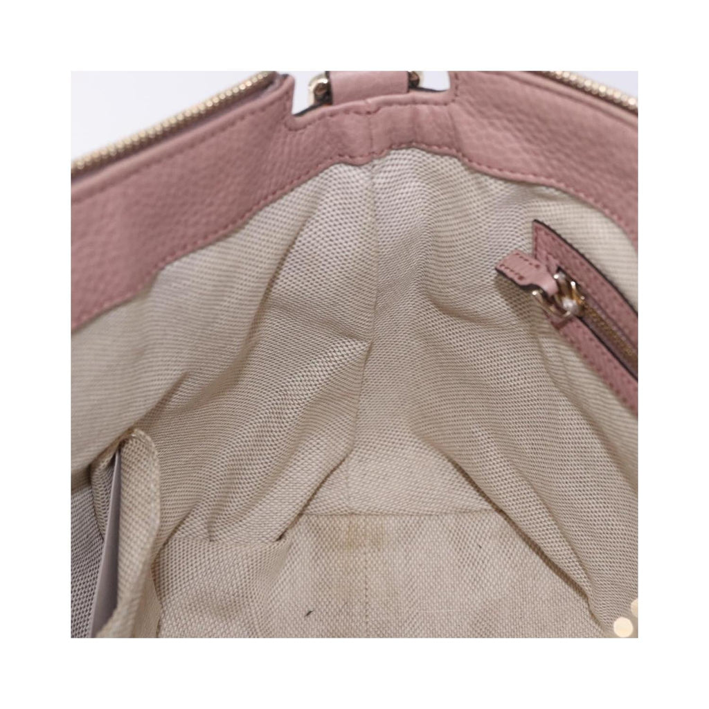 Cabas Gucci Soho Working Large Cuir - Rose