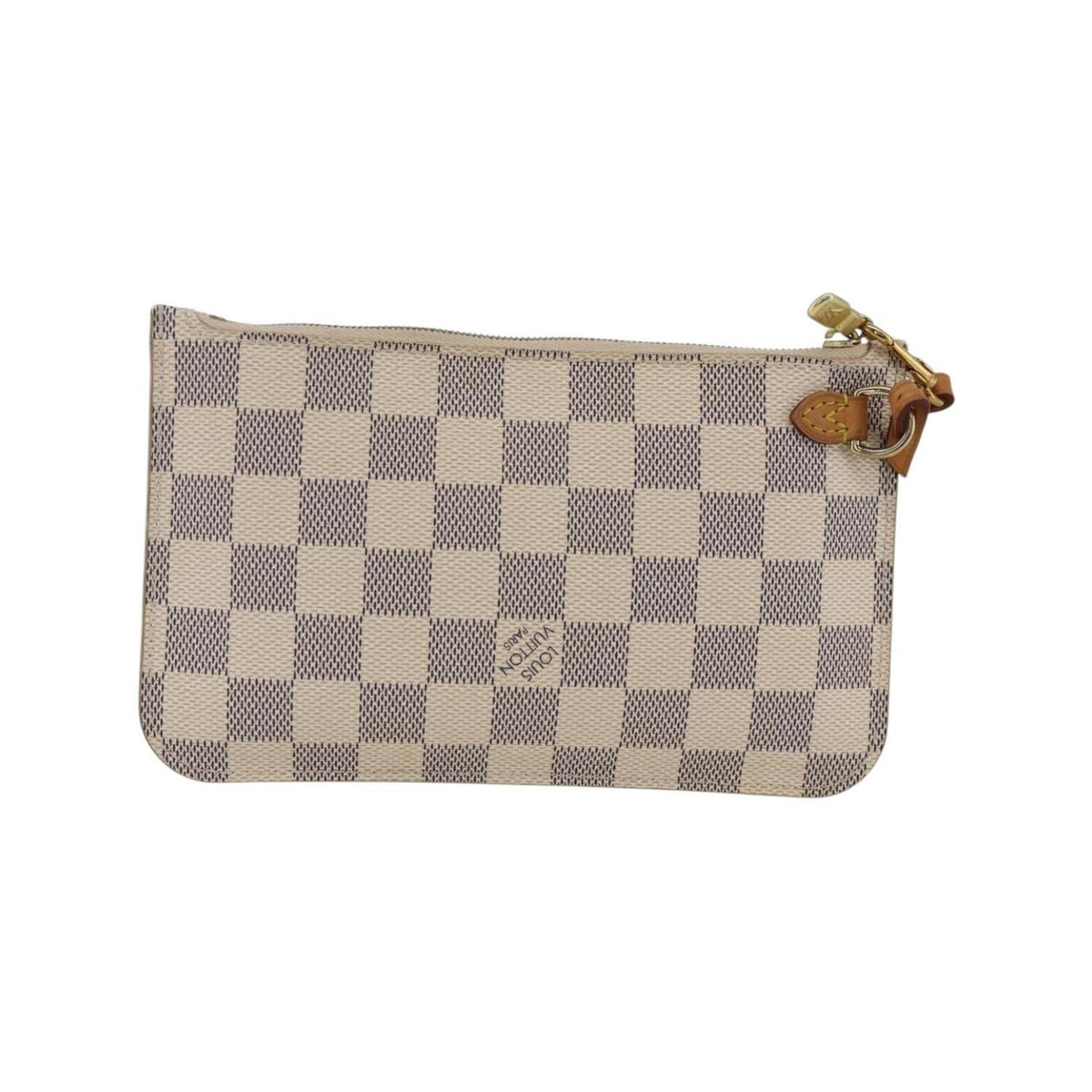 Pochette Louis Vuitton Neverfull Pochette Small Toile - Blanc