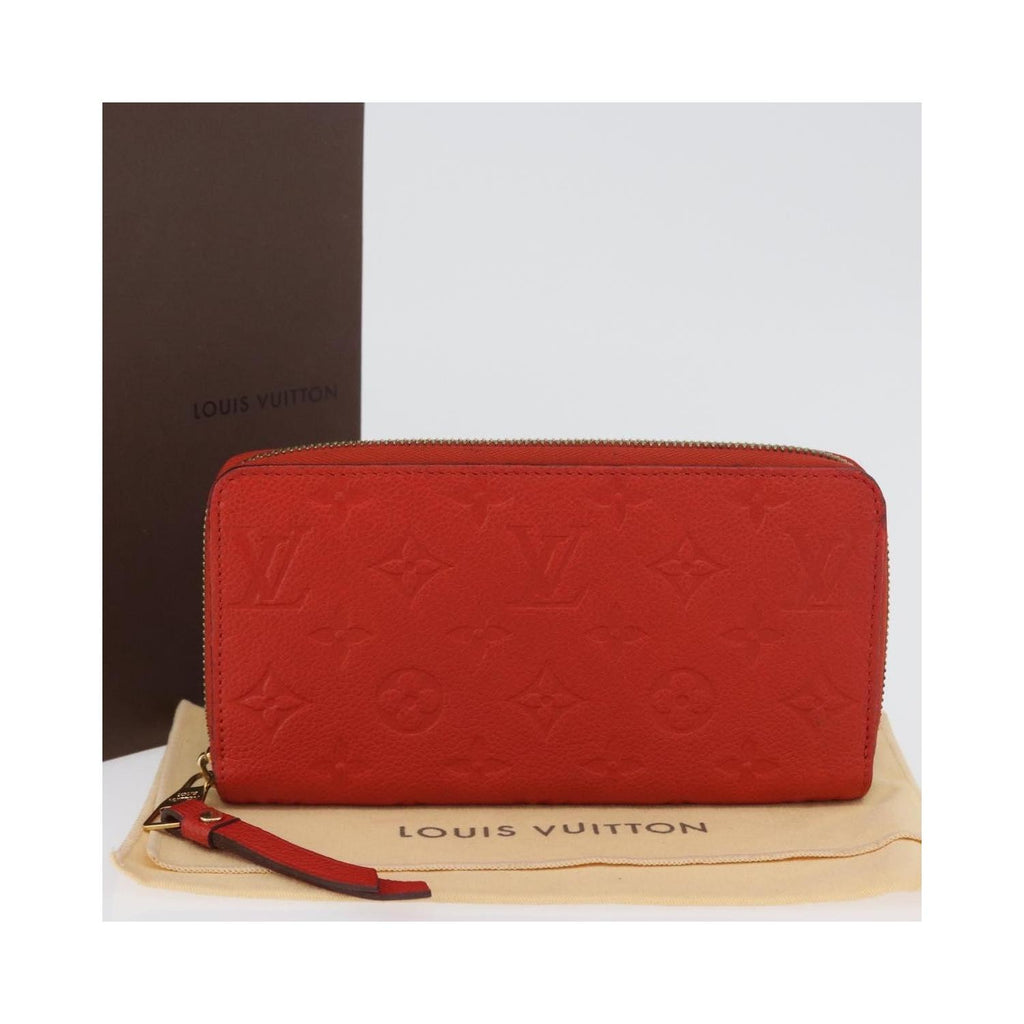 Portefeuille Louis Vuitton Portefeuille Zippy Monogramme Empreinte Cuir - Orange