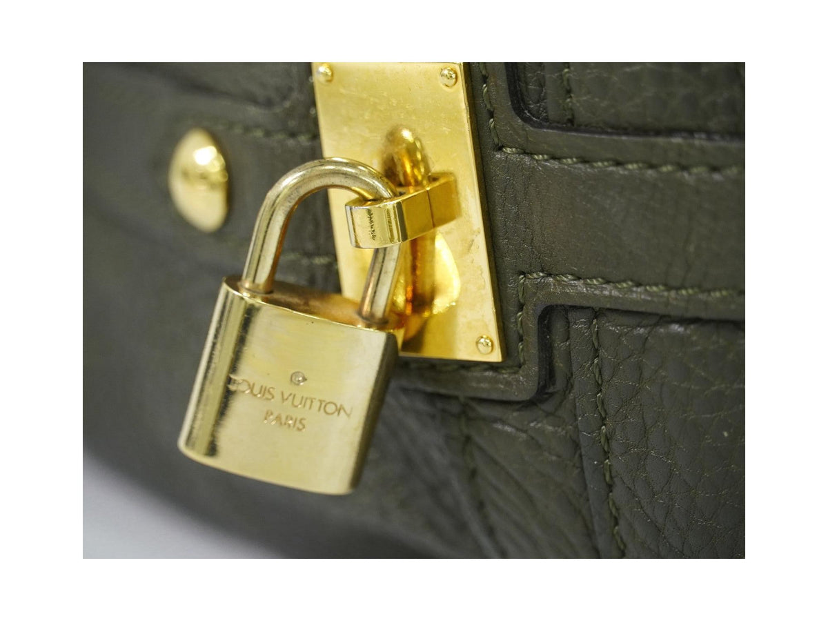 Sac À Main Louis Vuitton Stellar Pm Cuir - Kaki