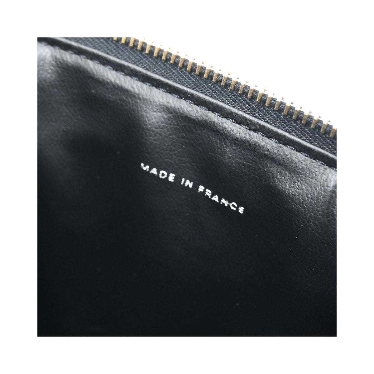 Sac À Main Chanel Vintage Timeless Cosmetic Case Small Cuir - Noir