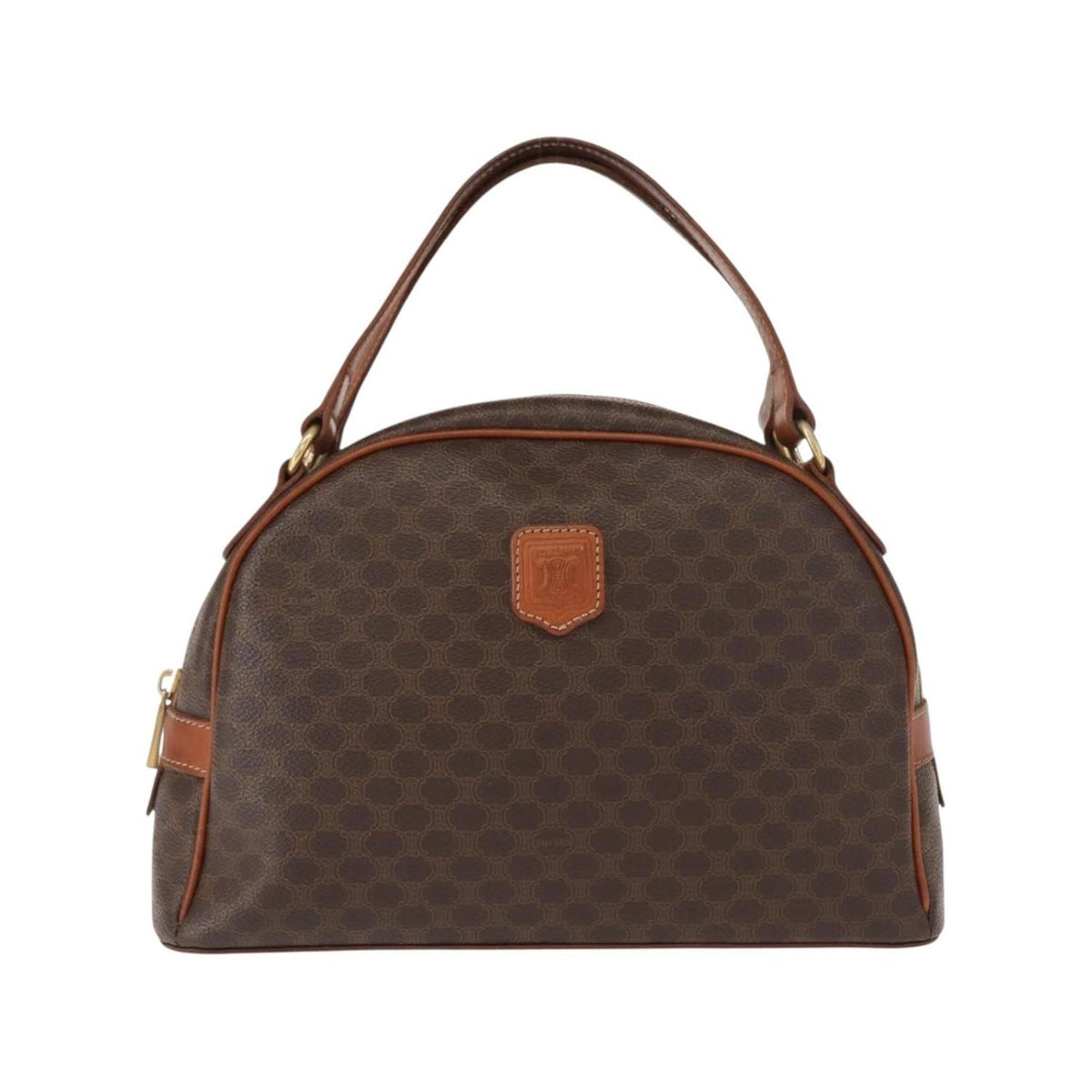 Sac À Main Celine Macadam Medium Toile - Marron