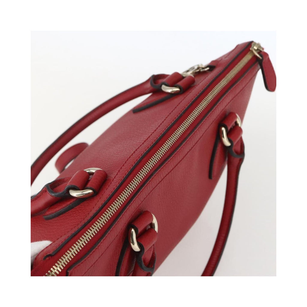 Gucci - Borsa a mano vintage Soho trasformabile in pelle - Rosso