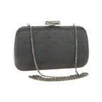 Pochette Louis Vuitton Motard Minaudiere Satin - Gris