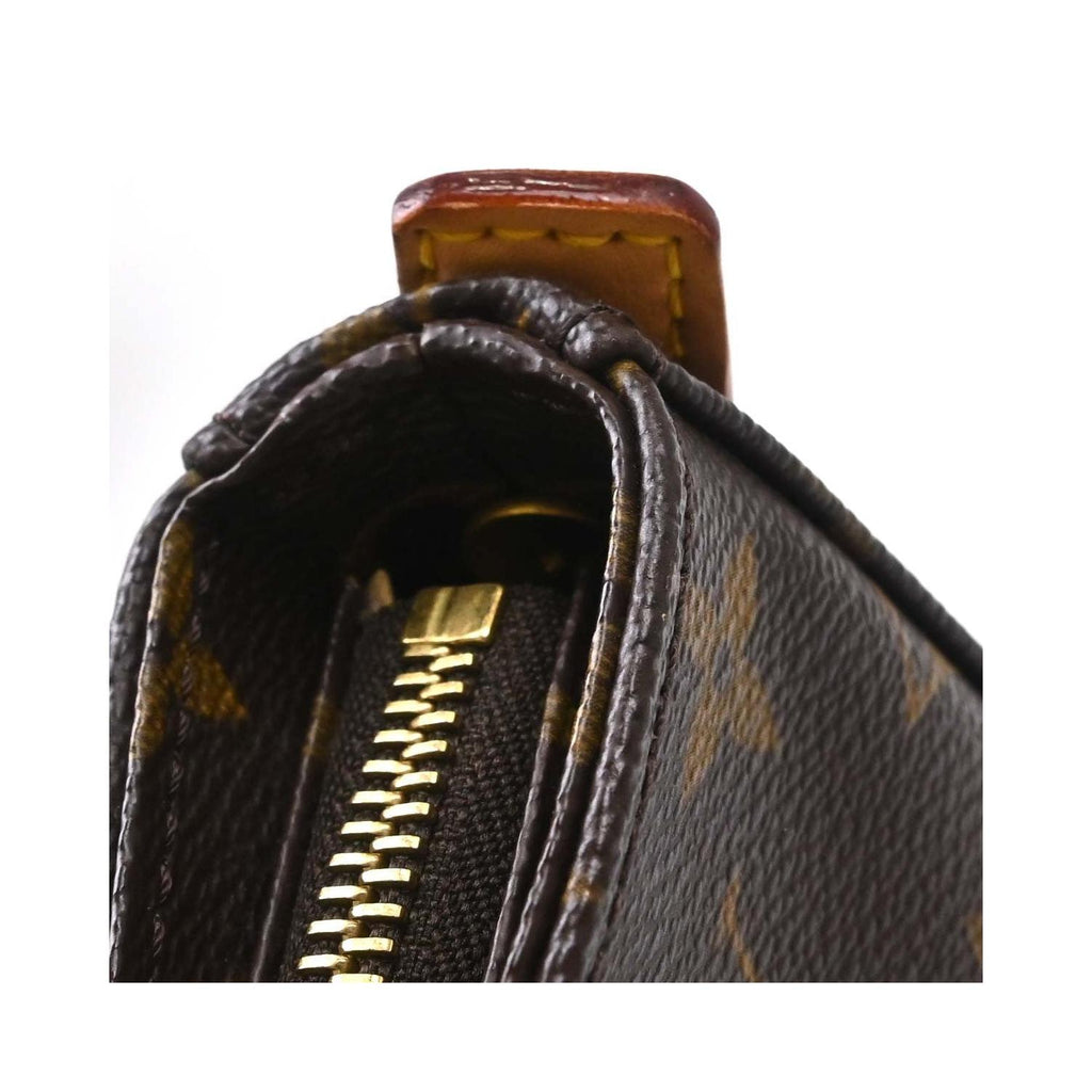 Sac Porté Épaule Louis Vuitton Monogram Looping Mm Toile - Marron