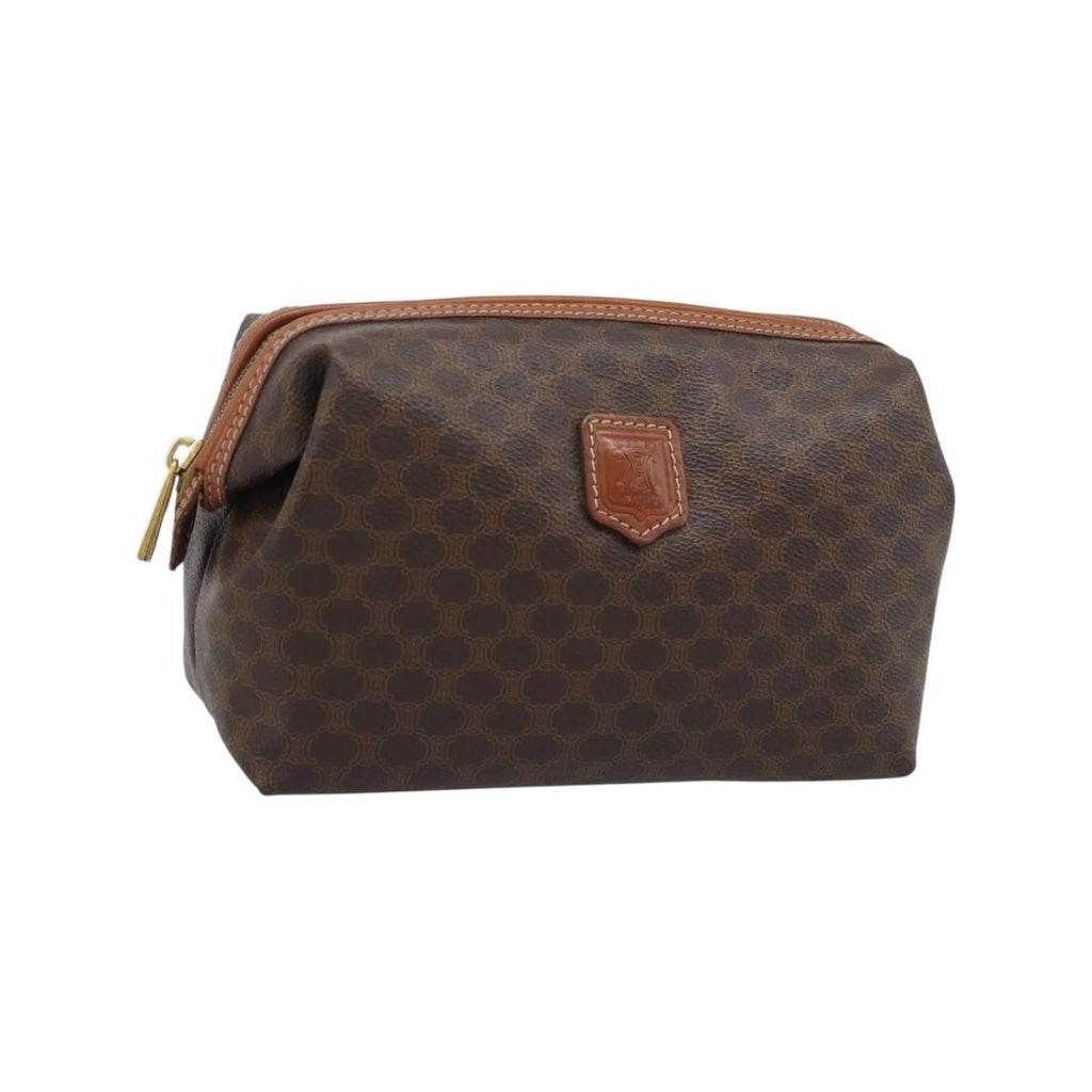 Pochette Celine C Macadam Toile - Marron