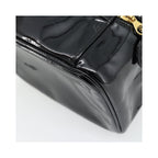 Sac À Main Chanel Vintage Timeless Cosmetic Case Small Cuir Verni - Noir